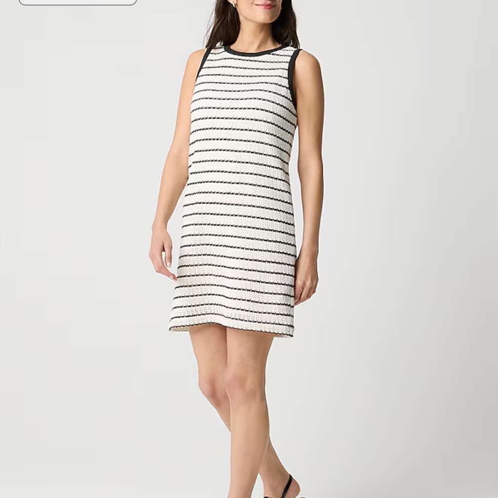 J.Crew Striped crochet mini dress Size XS EUC like new!